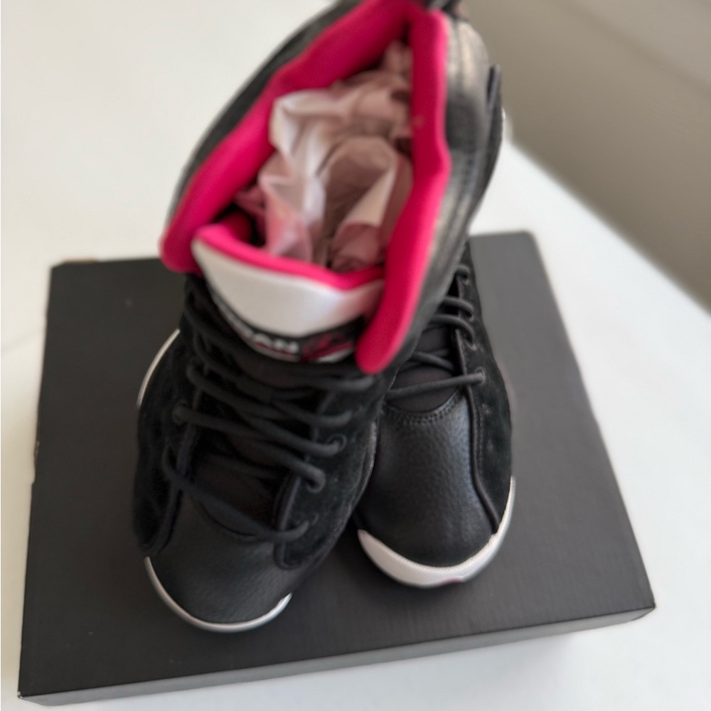 NWT Jordan Kids Sneakers in Black and Pink